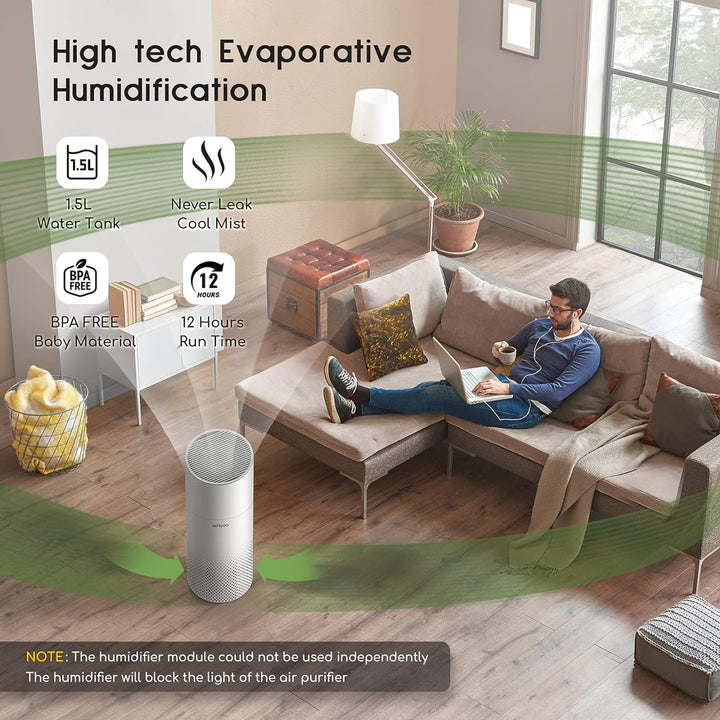 Afloia Kilo Pro 2-IN-1 Air Purifier &amp; Humidifier