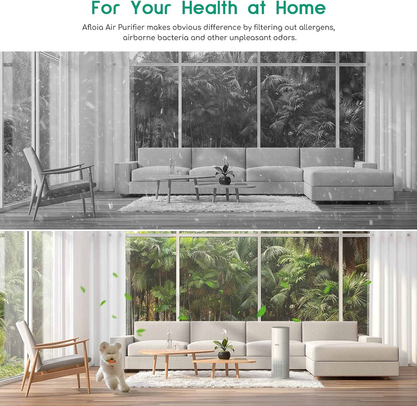 Afloia Kilo Pro 2-IN-1 Air Purifier & Humidifier