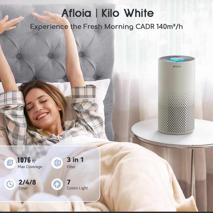 Afloia Kilo Air Purifier for Home &amp; Bedroom
