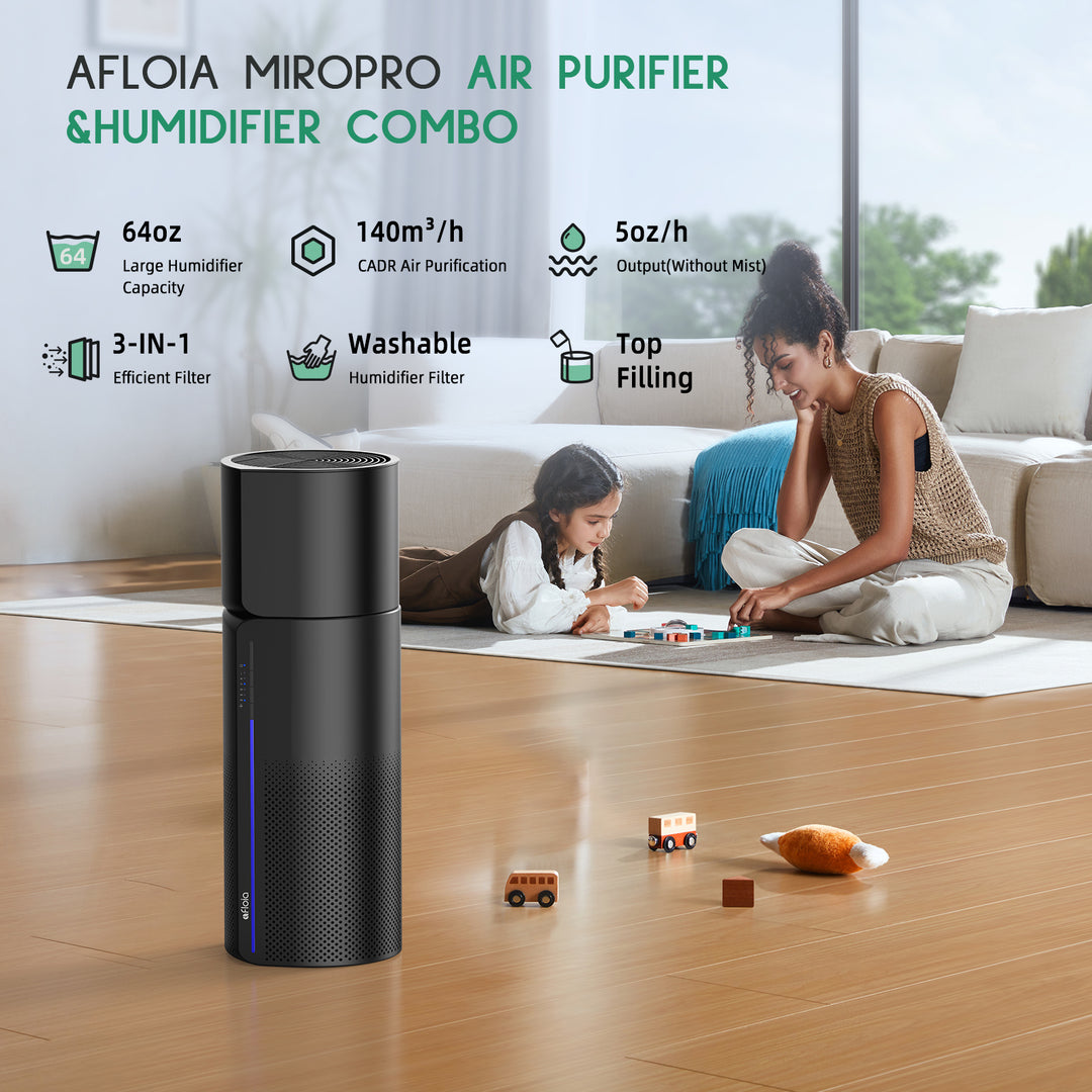 Afloia Miro Pro 2-IN-1 Air Purifier &amp; Humidifier